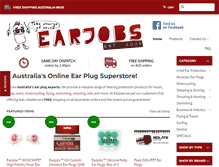 Tablet Screenshot of earjobs.com.au
